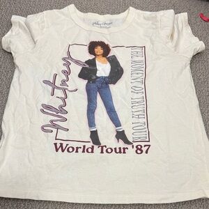 Whitney World Tour '87 Graphic T-Shirt